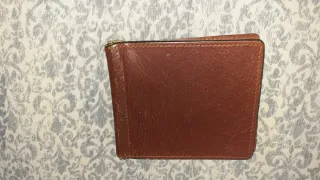 billetera vintage de piel genuina  marca Armasil