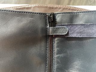 Botas piel/ante negras/azul mujer 39/40 Landos