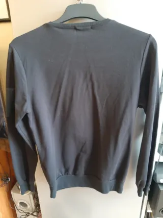 Jersey Negro Talla M con Cremallera