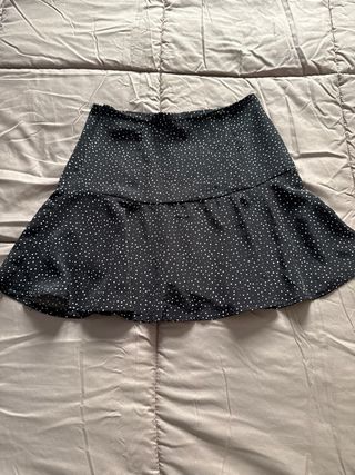 Minifalda pantalón lunares