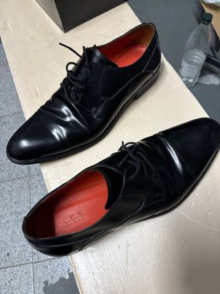 Zapatos de vestir negros hombre