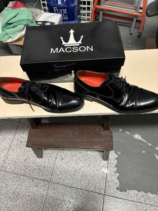 Zapatos de vestir negros hombre