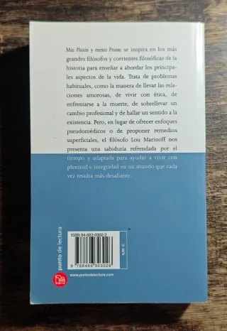 MÁS PLATÓN Y MENOS PROZAC