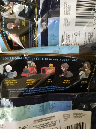 Set 6 personaggi Harry Potter sigillati