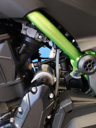 Kawasaki Z650 Naked Negra y Verde