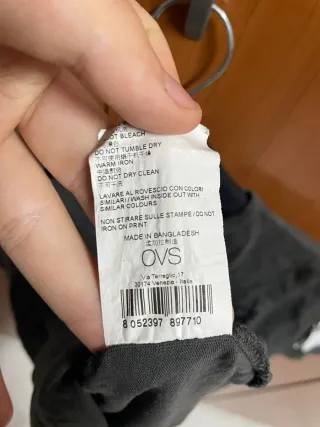 T-shirt OVS Grigio Antracite per Bambino (8-9 Anni