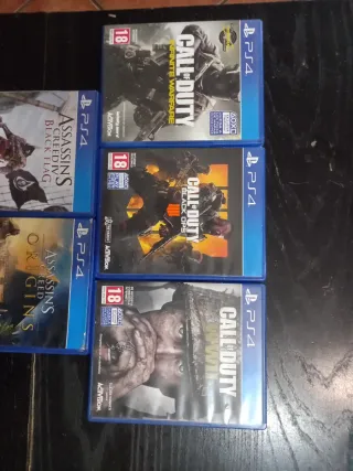 Lote 5 Juegos PS4: Call of Duty y Assassin's Creed