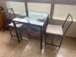 MUEBLES + 2 SOFA CAMA GRIS + MESA COMEDOR!