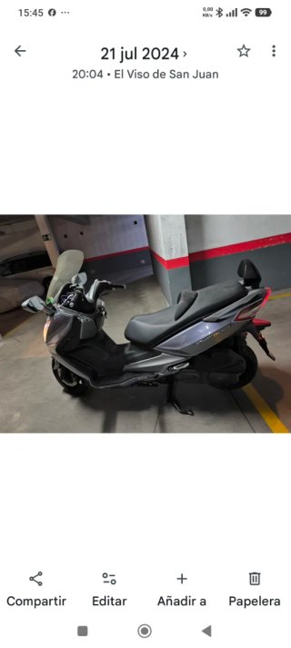 SYM JOYMAX 125 gris