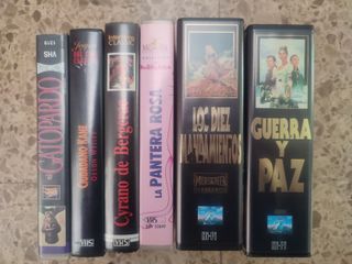 Lote 6 Películas VHS Clásicas