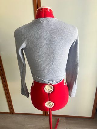 Cardigan azzurro cielo