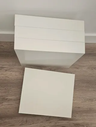 Cuatro Estantes LACK IKEA Blanco