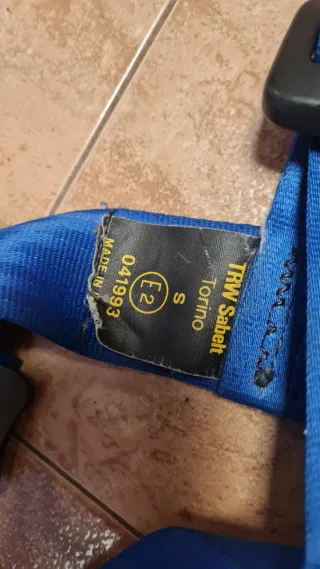 Arneses Sabelt TRW Competición Azul