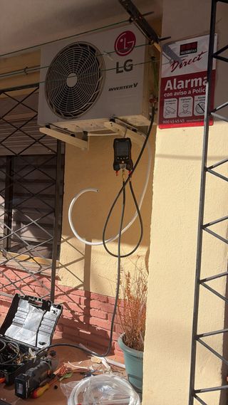 Montaje de aire acondicionado