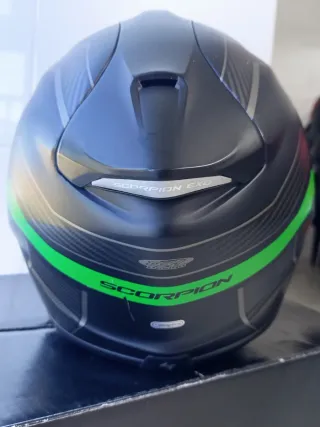 Casco Scorpion 1400 Air Negro/Verde