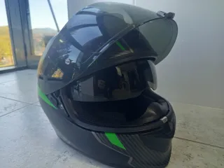 Casco Scorpion 1400 Air Negro/Verde