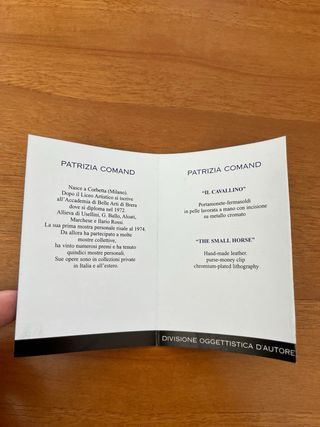 Portafoglio uomo vera pelle nero con fermasoldi