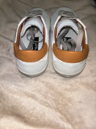 Golden Goose Sneakers Bianche Stella Grigia