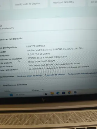 Portátil HP 850 G8 Plata