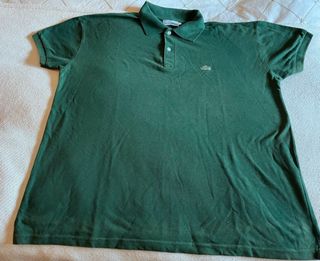 Lote 2 polos Lacoste XL Rojo y Verde