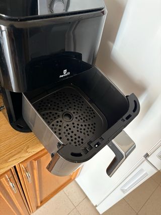 Freidora de aire negra