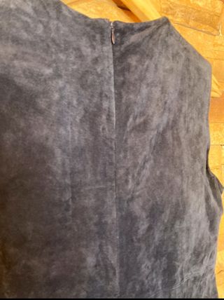 Zara Tubino Scamosciato Blu