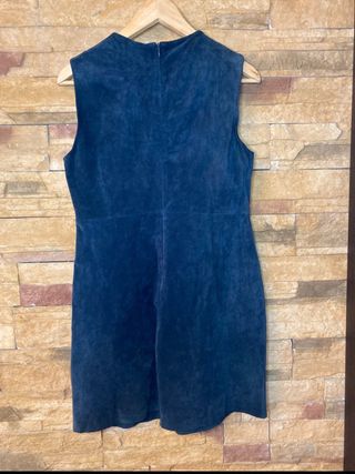 Zara Tubino Scamosciato Blu