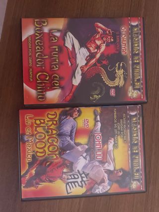 2 Películas Kung Fu DVD: Boxeador Chino, Dragon Bl