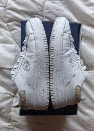 Sneakers donna bianche con glitter