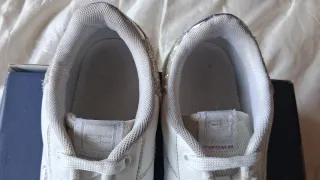 Sneakers donna bianche con glitter