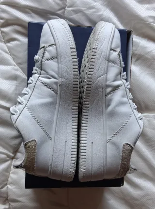 Sneakers donna bianche con glitter