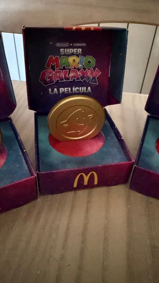Monedas McDonalds Super Mario Galaxy Película