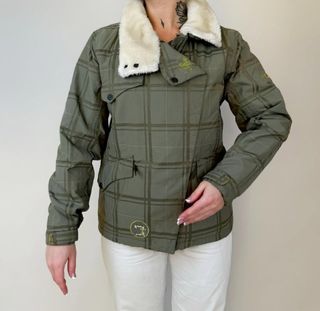 Chaqueta de esquí/snowboard a cuadros