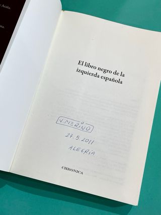 LIBRO NEGRO DE LA IZQUIERDA ESPAÑOLA