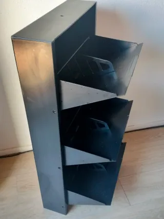 Zapatero Metálico y Plástico Nero