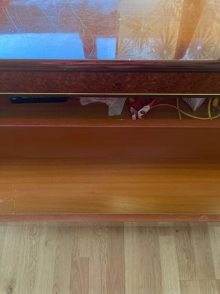 Aparador vintage in legno con 4 cassetti