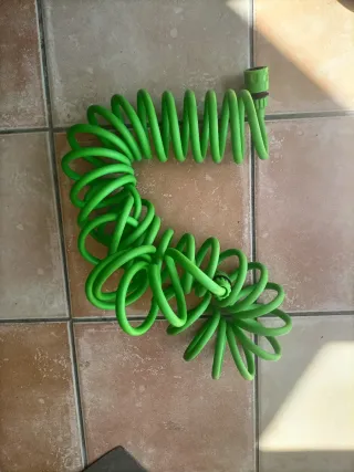 Manguera espiral verde