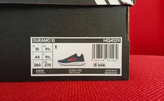 Scarpe Adidas Duramo 10 Tg 44 Blu/Rosso