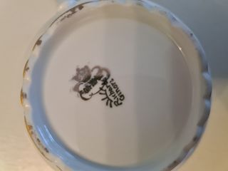 Servizio thè Richard Ginori porcellana oro