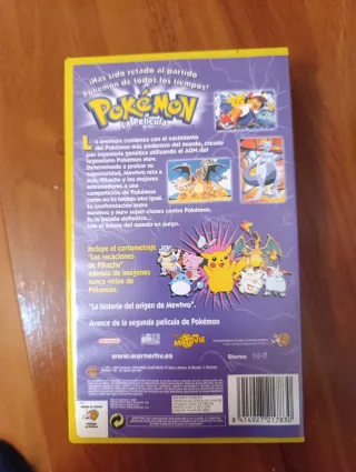 VHS Pokémon: La Película + Cromos