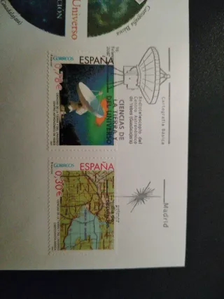 Sobre Primer Día de Circulación Ciencias de la Tie