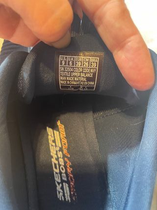 Zapatillas Skechers Memory Foam Azul 39 como nueva