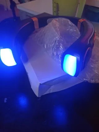 Ventilador de cuello con luz LED