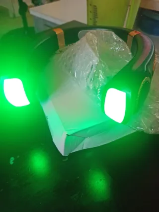 Ventilador de cuello con luz LED