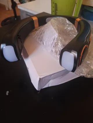 Ventilador de cuello con luz LED