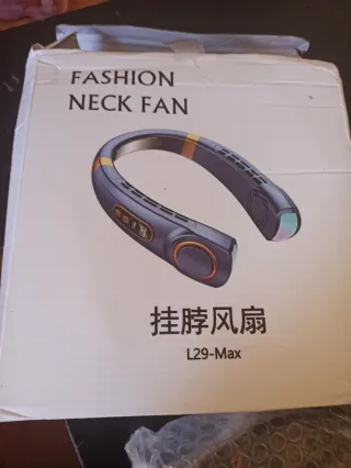 Ventilador de cuello con luz LED