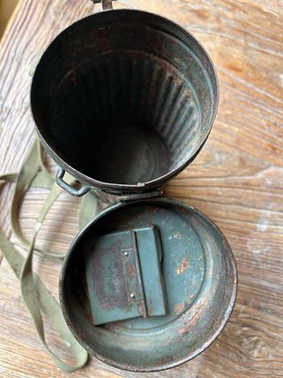 Mascara Antigas Alemana 2ªGM + Lata