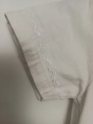 Vestido branco com botões