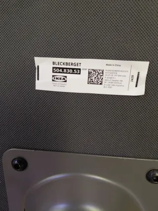 Silla oficina básica con ruedas ikea bleckberget