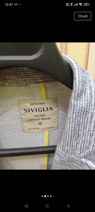 Giacca Siviglia uomo blu/grigio taglia M